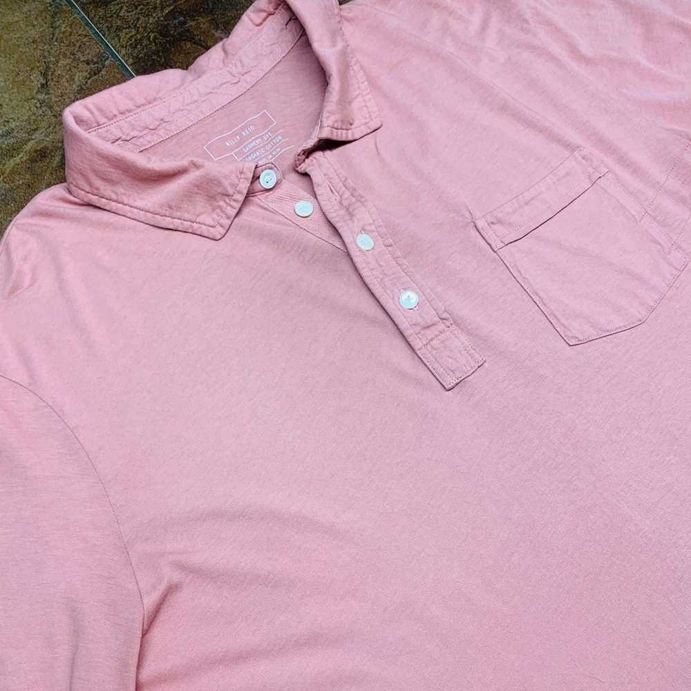 Billy Reid Soft Pink Short Sleeve Shirt